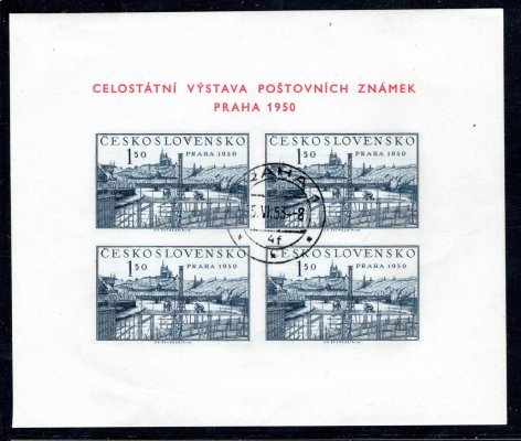 564 A, aršík lešení, Praga 1950, XI. typ, N/34