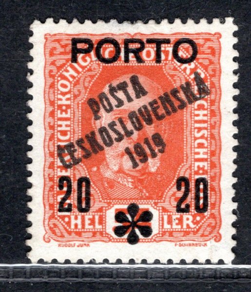 87, typ II, PORTO, 20/54 oranžová, zk. Glbert 