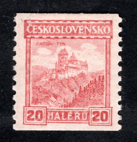 209 A, P 6, svitková, Karlštejn, oranžová 20 h, zk. Ka