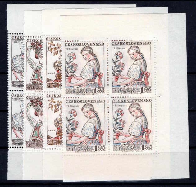 968 - 71, Kroje III, 4 bloky