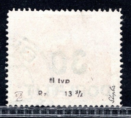 DL 29 C, typ II, doplatní 30/15 cihlově červená, zk. Stu