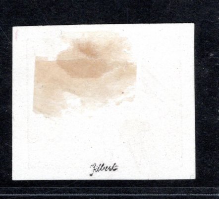 6 N ; 10  h zkusmý tisk - růžová barva - bílý křídový papír ; zkoušeno Gilbert 