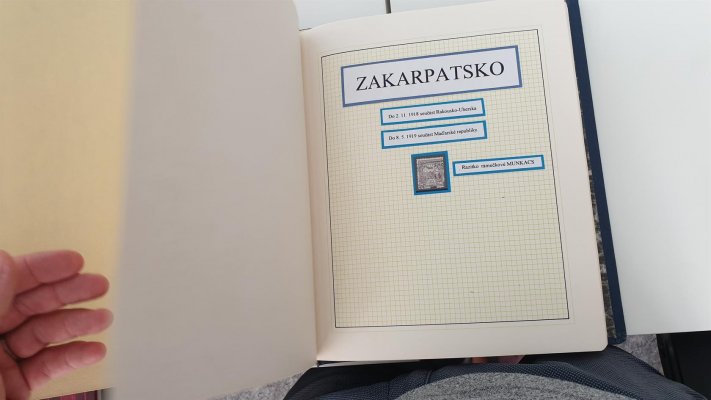 Zakarpatská Ukrajina - perfektně popsaná sbírka - vše nafoceno 