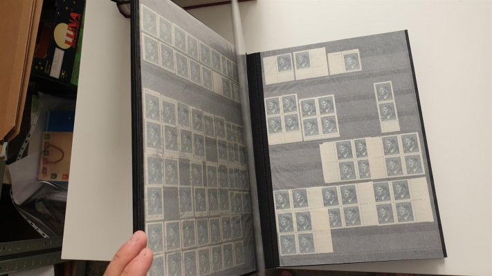 Protektorát ;  Sbírka / skladová zásoba pouze Hitler ! v 5 albech - nafocena malá ukázka - velmi vysoký katalog, veliké množství ! 