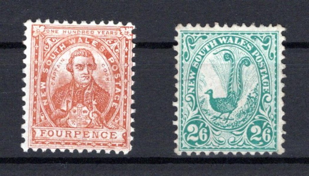 New South Wales - SG. 317,326, kat. 100 Liber