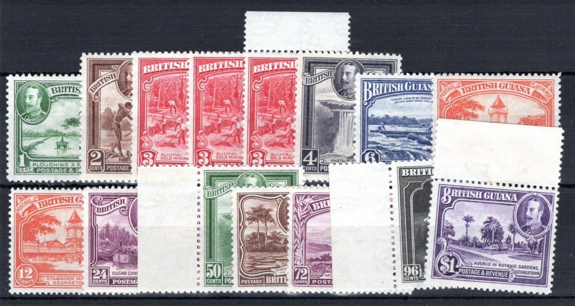 Brit. Guiana - SG. 283 - 300, Jiří, řada, 140 L