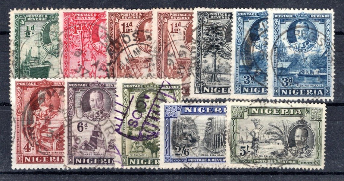 Nigerie - SG. 34 - 43 + a, Jiří, 140 L