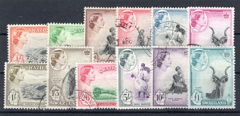 Swaziland - SG. 53 - 64, Alžběta, 80 L