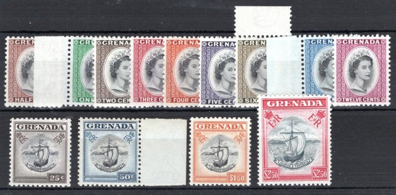 Grenada - SG. 192 - 204, Alžběta, 65 L