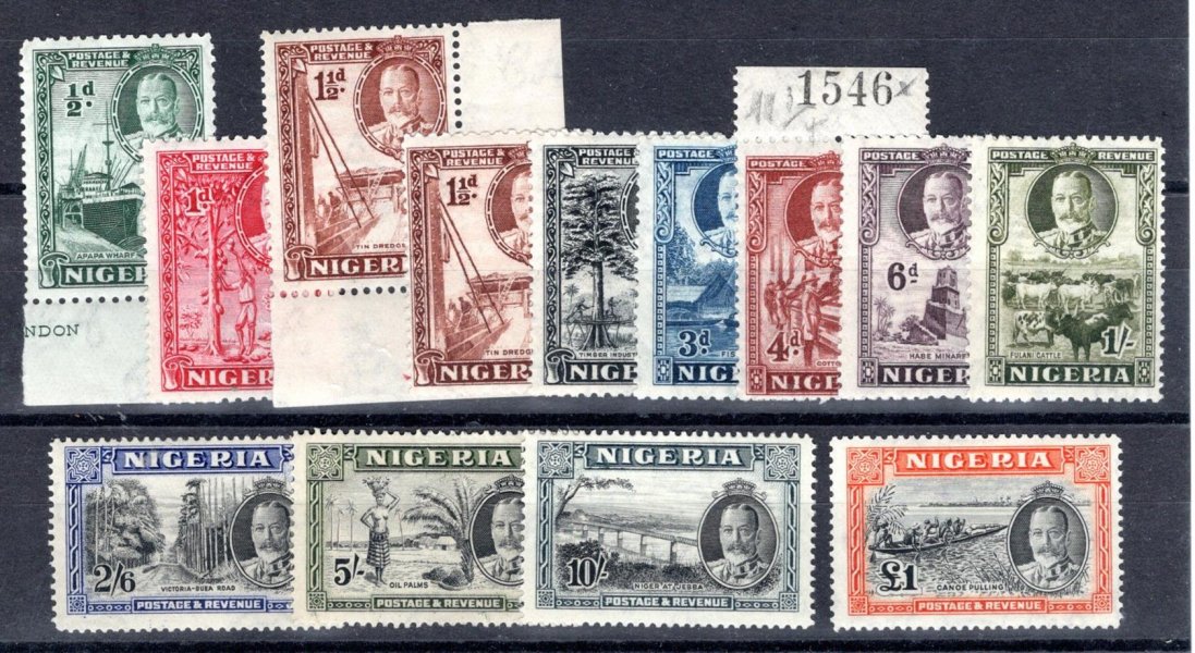 Nigeria - SG. 34 - 45, 36a, Jiří, 335 L