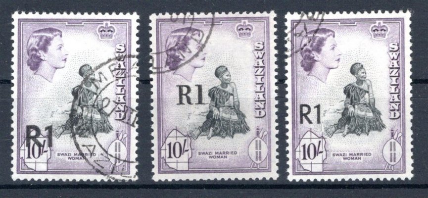 Swaziland - SG. 76 + a + b, Alžběta, 184 L