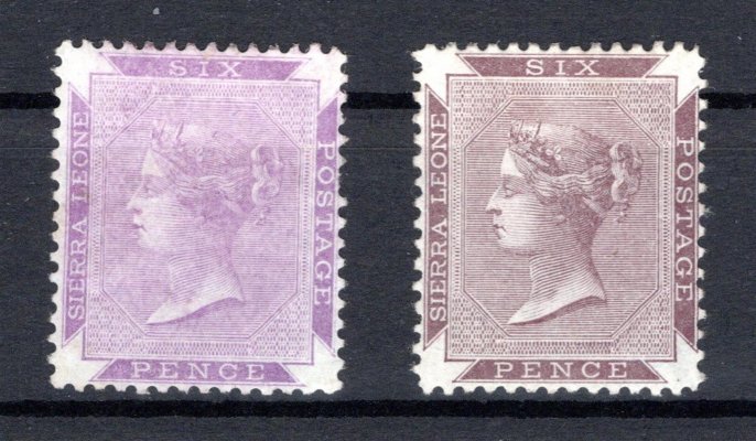 Sierra Leone - SG. 2 a 4, Viktorie, 370 L, hezké