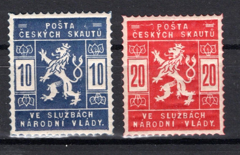 SK 1 - 2, skautské, kompletní základní řada