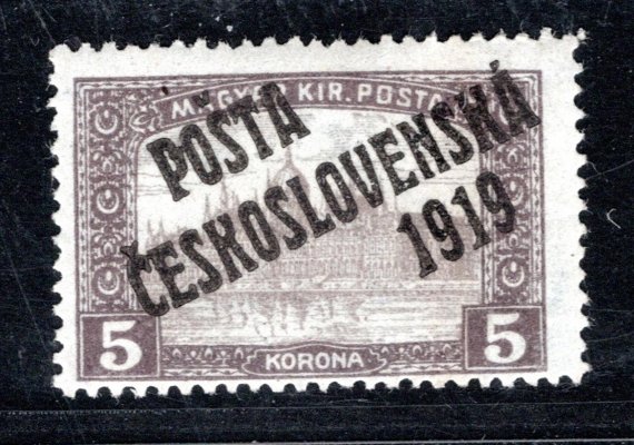 117 Typ III  ; 5 Koruna Parlament - zk. Gilbert 