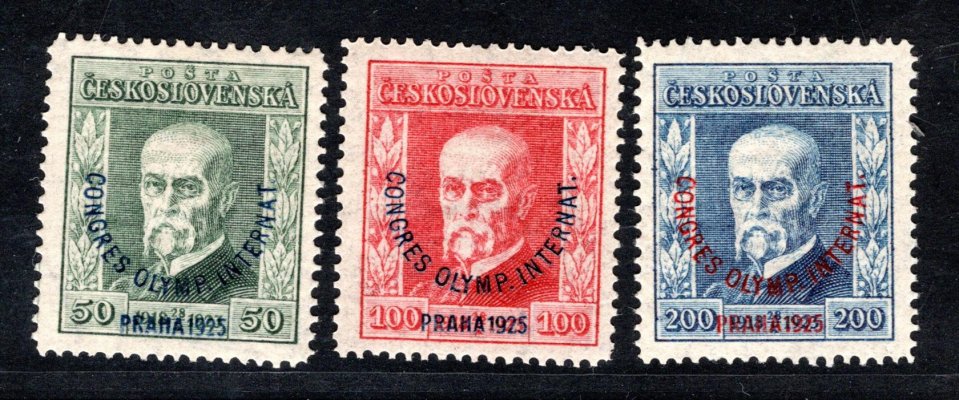 180 - 2,  P 7,5,6, Olypjiský kongres, kat. cena 2950, zk. Gi