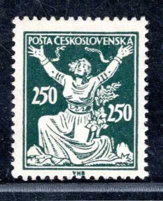 161 A ; 250 h zelená obtisk 