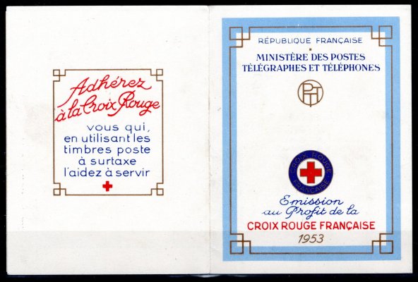 Francie - Mi. 984 - 5 MH - sešitek, červený kříž, kat 130,- Eu