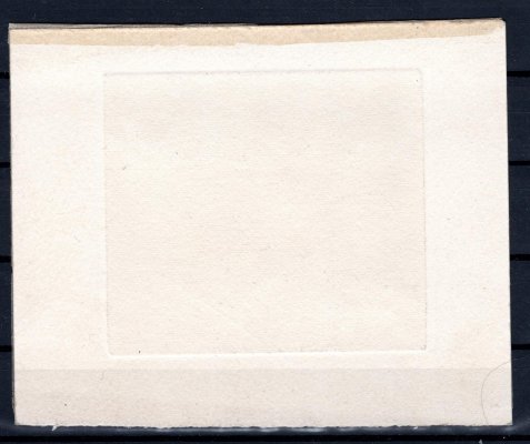 Monako - Mi. 271 ministerský tisk v aršíkové úpravě v šedočerné barvě na kartonovém papíru, sign., dekorativní doplnění velkých sbírek