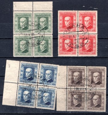 176 - 179 ; Jubilejní  4- bloky 