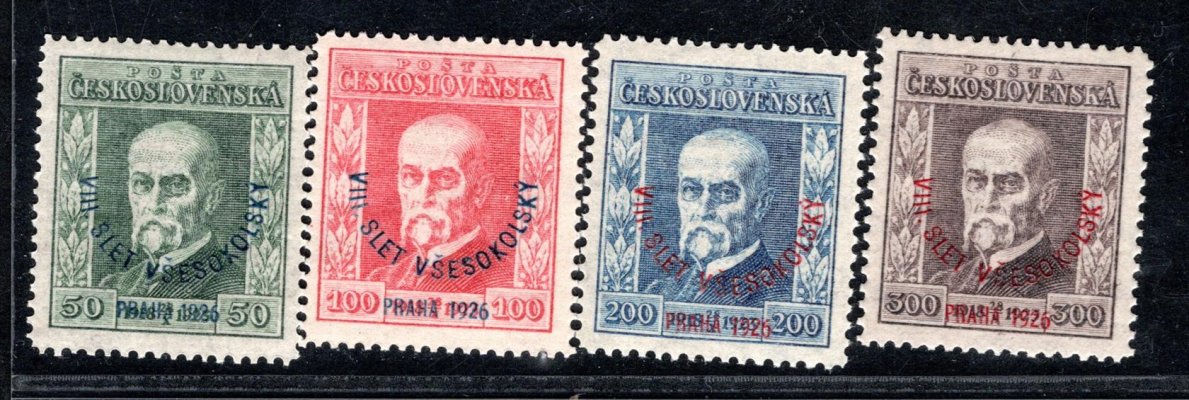 183 -186 - P (5,7,6,5)  Všesokolský slet, kompletní řada