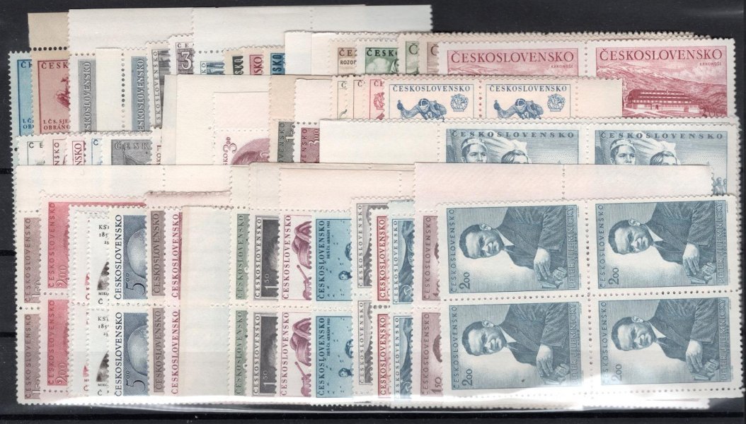 571 - 624 ; kompletní ročník 1951 -  4- bloků - krásná sestava 