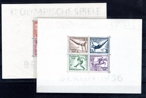 DR - Mi. Bl. 5 a 6, OH, Berlin 1936