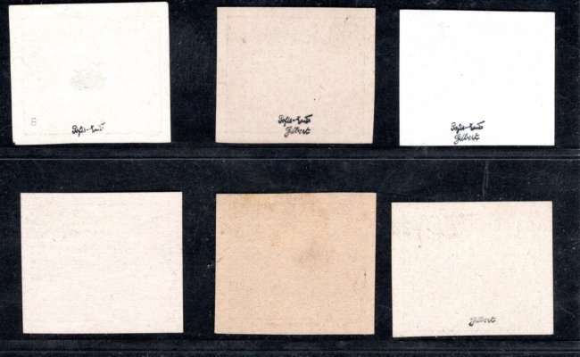 ZT, černotisky, papír křídový sestava 6 ks, (1 x papír obyčejný),  některé zk, zajímavé