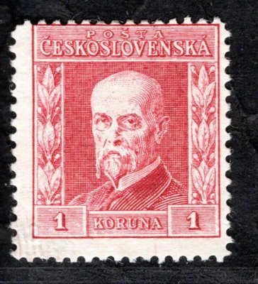 194, P 8, typ II, TGM, červená 1 Kč, zk. Vrba