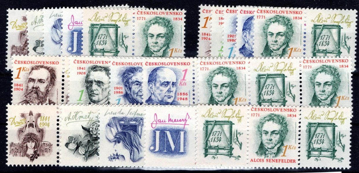 2971 - 5, osobnosti, kupony a spojky