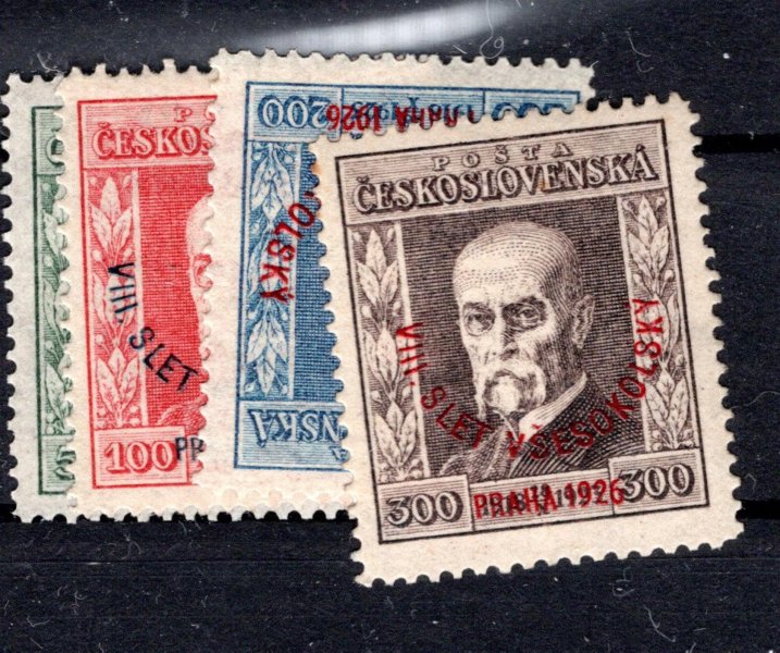 183 - 6, Všesokolský slet, kompletní řada, 2 x zk. Mr