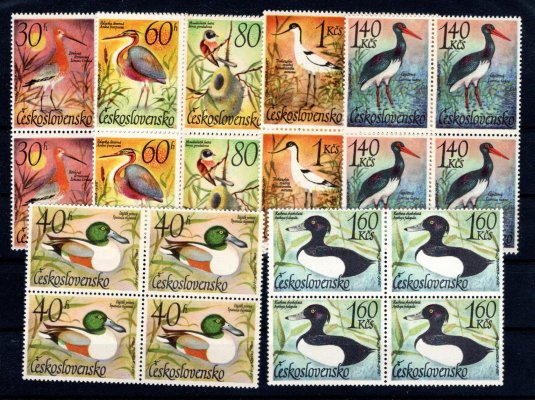 1583 - 1593 Ptáci ; 4 - bloky 
