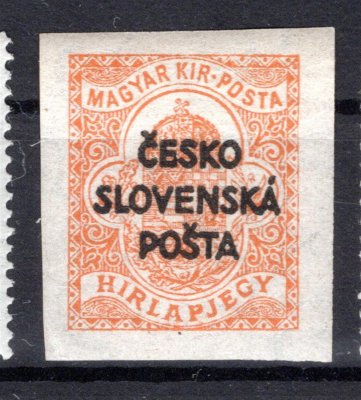 RV 157,  Šrobárův přetisk, novinová, 2 f , zk. Gi