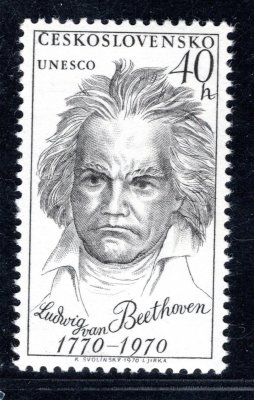 1813, Beethoven, typ II, hledaná známka