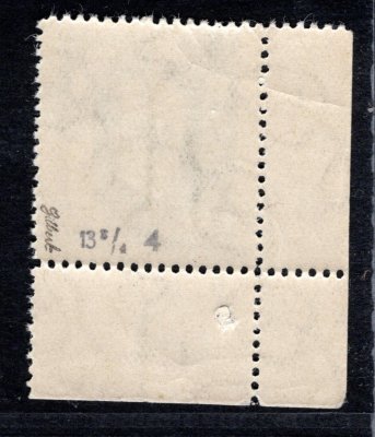 188 B, P 4, neotypie, zelená 50 h, rohová s DČ 5.I.26 , zk. Gi