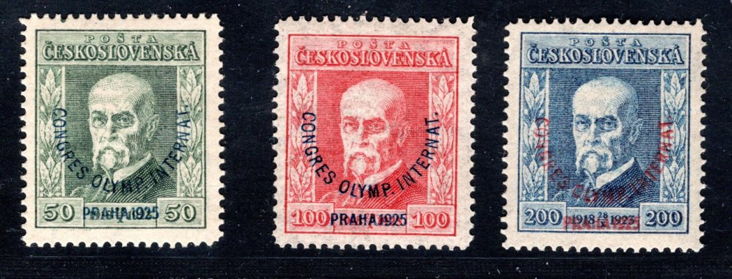 180 - 2, (5,6,8), Olympijský kongres,  kompletní svěží řada