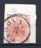 LV 3; Lombardsko-Benátsko, 15 Centesimi, červená, ruční papír, typ III, pravý horní roh 8,5 : 5 mm, část průsvitky, raz. PADOVA, 26 / 8, v horním okraji světlina po nálepce, pěkný kus, katalog Ferchenbauer € 250.- +