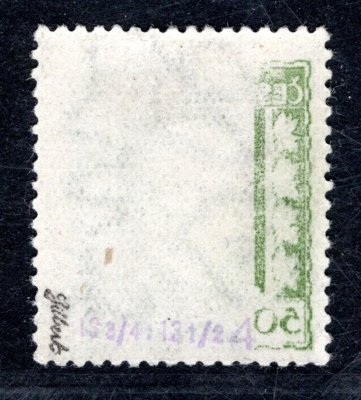 188 A, P 4, obtisk , TGM, neotypie, zelená 50 h, nepatrná stopa, zk. Gi