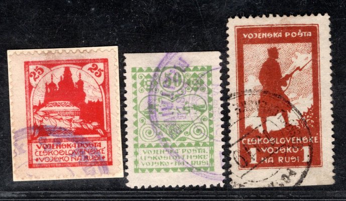 PP 2 - 4 A, vojenské, kompletní řada, zk. Gi, Fr