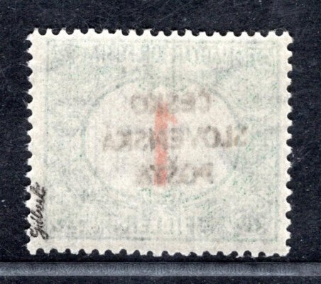 RV 154, Šrobárův přetisk, doplatní 1 f, zk. Gi