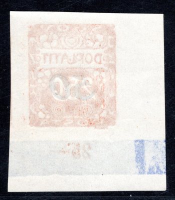 DL 35, doplatní, rohová s počítadlem, 50/250 oranžová