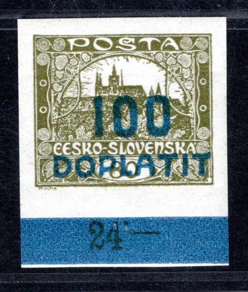 DL 24, doplatní, krajová s počítadlem, 100/80 olivová