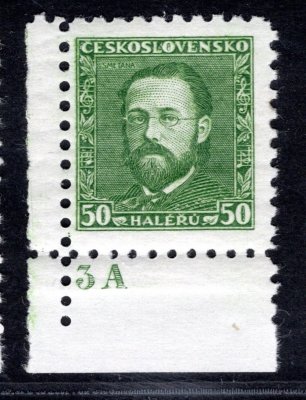 275 a, lep bez pruhů, Smetana, rohové s DČ 3 a 3A, hledané, ( 4 scany )