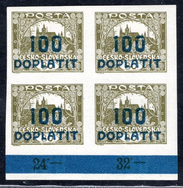 DL 24, doplatní , krajový 4 blok s počítadly , 100/80 olivová