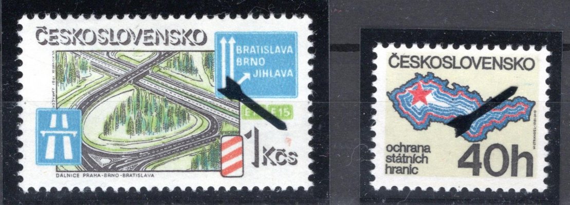 2492 + 2498 Výstavba a Ochrana hranic DV 35/2 "skvrna nad Kčs" a  DV 6/1 "čára pod KO"
