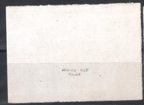 769 ZT - ZT hodnoty 1,40 Kčs s motivem muzea na lístku bílého papíru bez lepu, zk. Karásek 