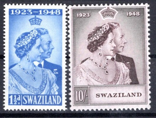 Swaziland  - SG. 46 - 7, Alžběta, stříbrná svatba