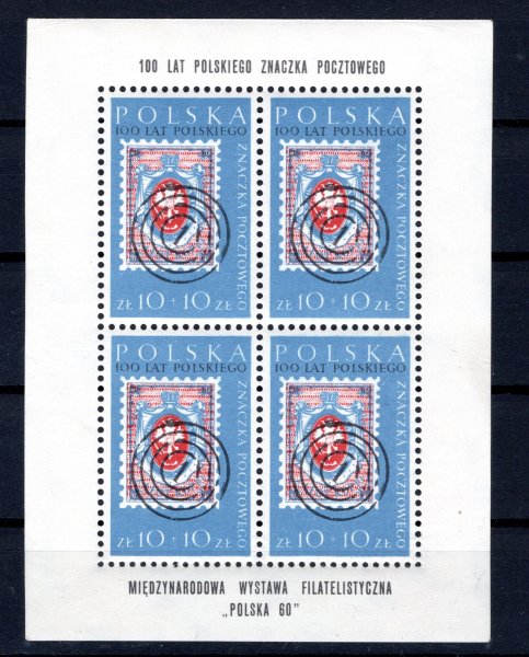 Polsko - Mi. 1177 Klb., výstava známek, katalog 65,- Eu