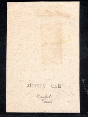 ZT 50 h, TGM, emise 1920, papír křídový, soutisk v barvě červené a zelené, neopracované okraje, vzácné, zk. Ka, Vrba