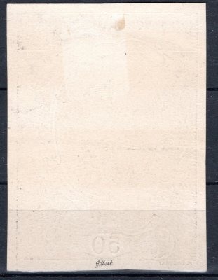ZT 50 h, TGM,  černotisk, papír křídový, velký formát 50x69 mm, zk. Gi, hledané