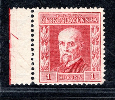 194, P 6, typ II, TGM, krajová , červená 1 Kč